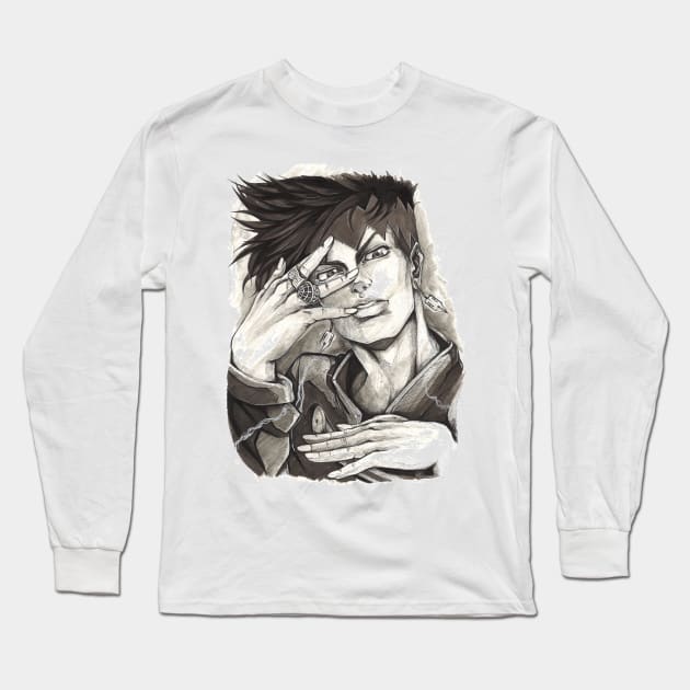 Kishibe Rohan Long Sleeve T-Shirt by MahdiaAhseen58